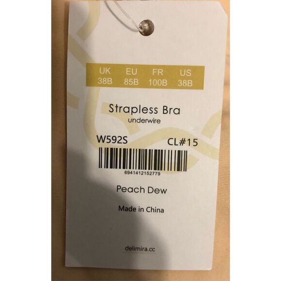 Delimira Strap/Strapless Bra Sizes 38B, 38C, 38D and 40C - Picture 5 of 8